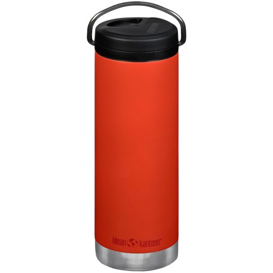 Klean Kanteen TKWide Cafe Cap Termoflaske 592 ml Twist Cap w/Straw - Tiger Lilly