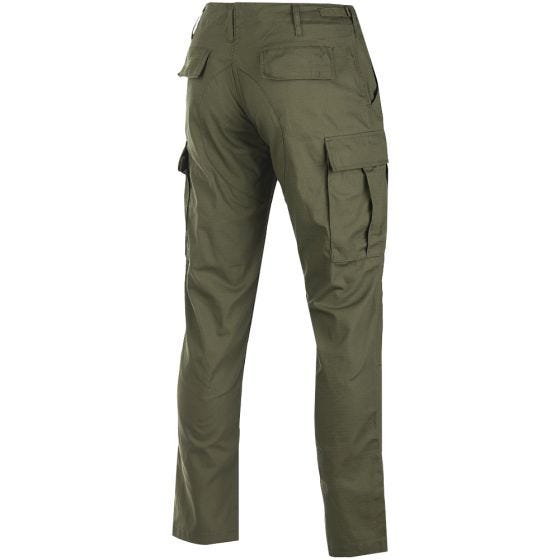Teesar US BDU Bukser Ripstop SlimFit - Olivenfarvet