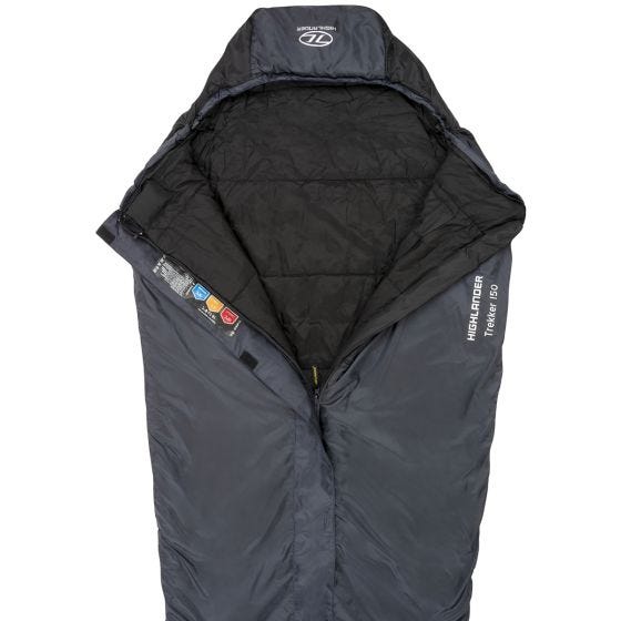 Highlander Trekker 150 Mummy-sovepose - Charcoal