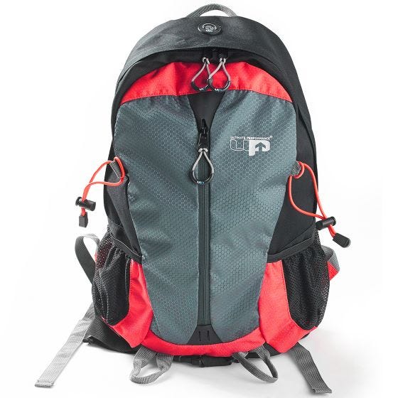 Ultimate Performance Peak II Dagpakke - Sort/Rød
