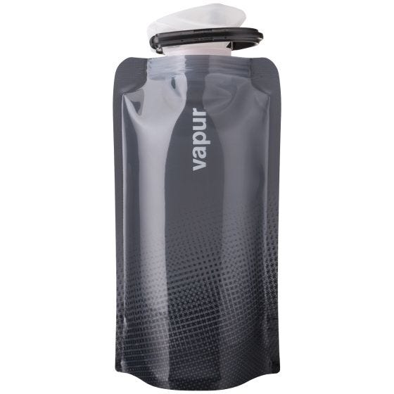 Vapur Wide Mouth Flaske 500 ml - Cool Grey
