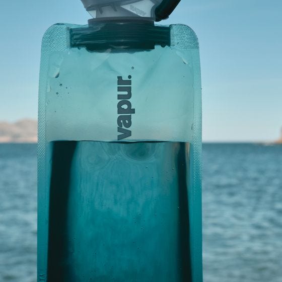 Vapur Wide Mouth Flaske 500 ml - Cyan Blue