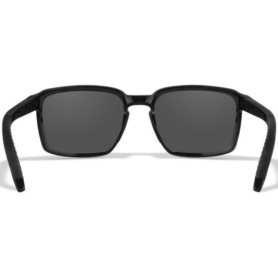 Wiley X WX Alfa Briller - Captivate Polarized Grey Lenses / Gloss Black Frame