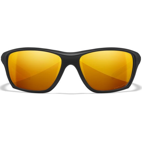 Wiley X WX Aspect Briller - Captivate Polarized Bronze Mirror Lens / Matte Black Frame