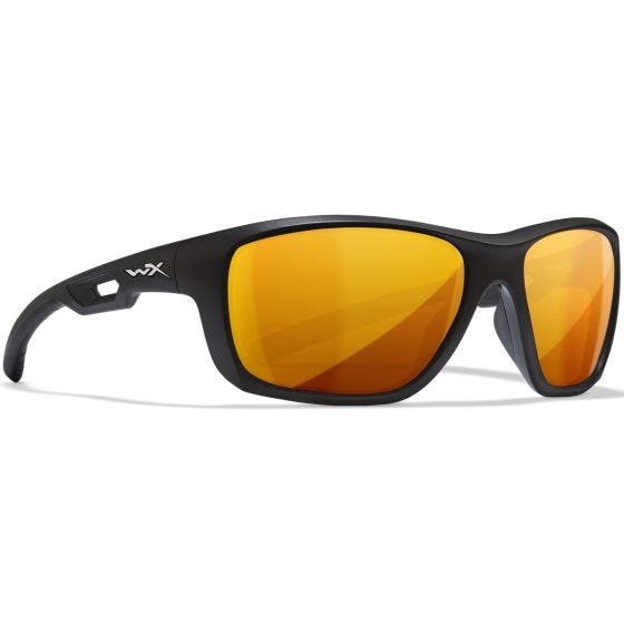 Wiley X WX Aspect Briller - Captivate Polarized Bronze Mirror Lens / Matte Black Frame