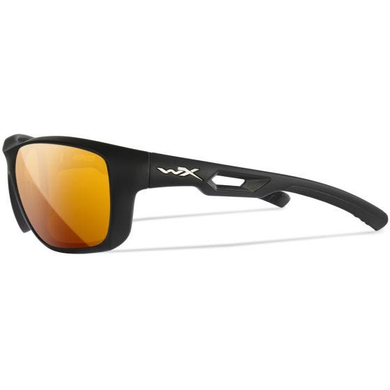 Wiley X WX Aspect Briller - Captivate Polarized Bronze Mirror Lens / Matte Black Frame