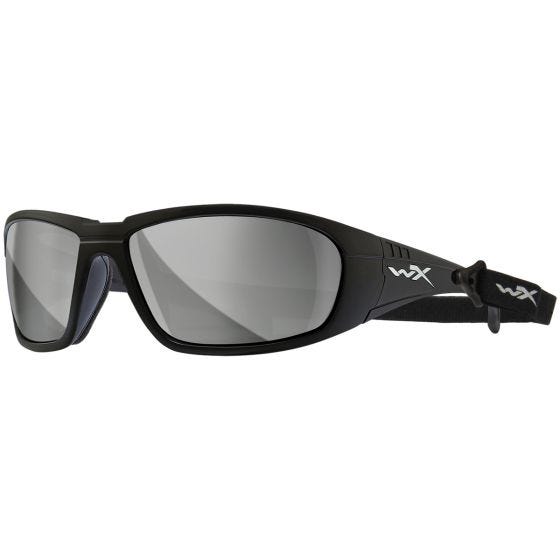 Wiley X WX Boss Briller - Silver Flash Lens / Matte Black Frame