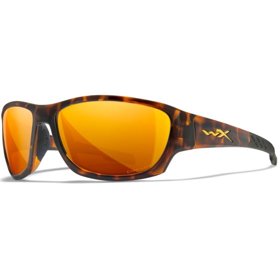 Wiley X WX Climb Briller - Captivate Polarized Bronze Mirror Lenses / Gloss Tortoise Frame
