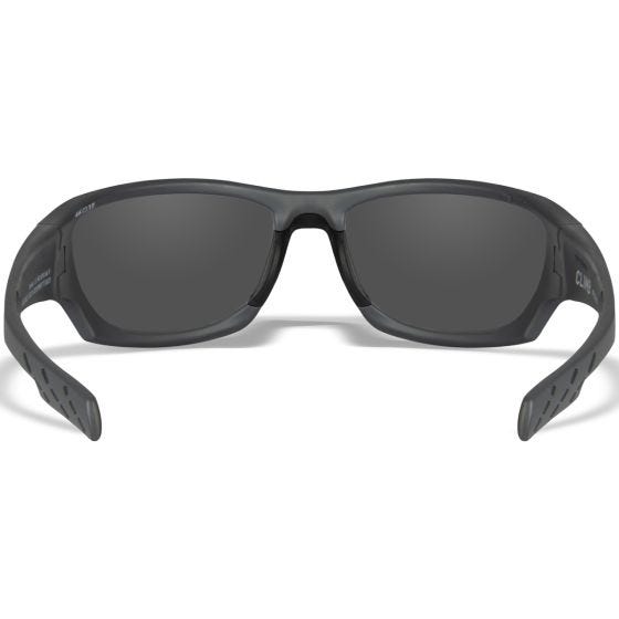 Wiley X WX Climb Briller - Captivate Polarized Blue Mirror Lenses / Matte Grey Frame