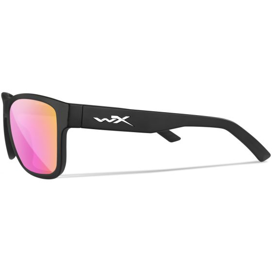 Wiley X WX Ovation Briller - Captivate Polarized Rose Gold Mirror Lenses / Matte Black Frame