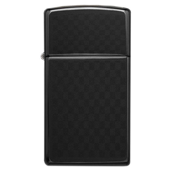 Zippo Carbon Fibre Design Lighter - Grey Dusk Iced