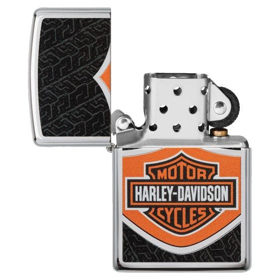 Zippo Harley Davidson Lighter - High Polish Chrome