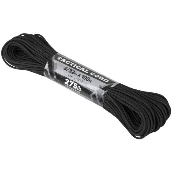 Atwood Rope 275 Taktisk Snor 100 ft - Sort