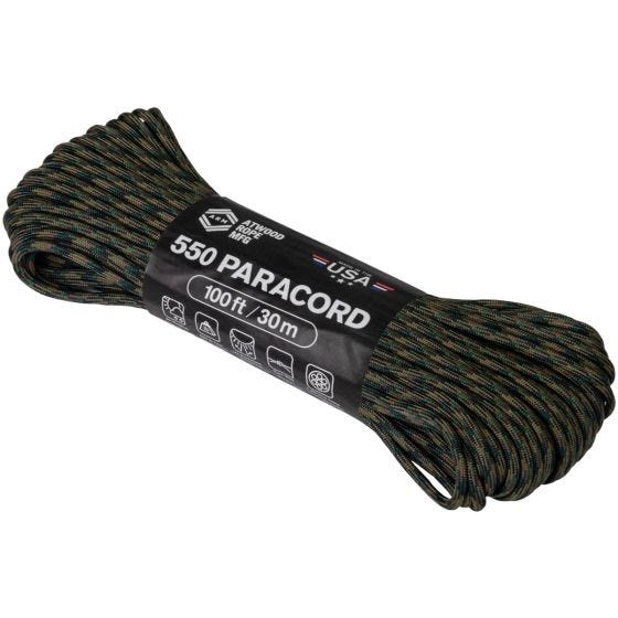 Atwood Rope 550 Parasnor 100 ft - Woodland