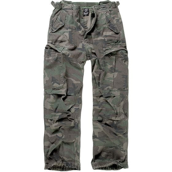 Brandit M-65 Vintage Bukser - Woodland