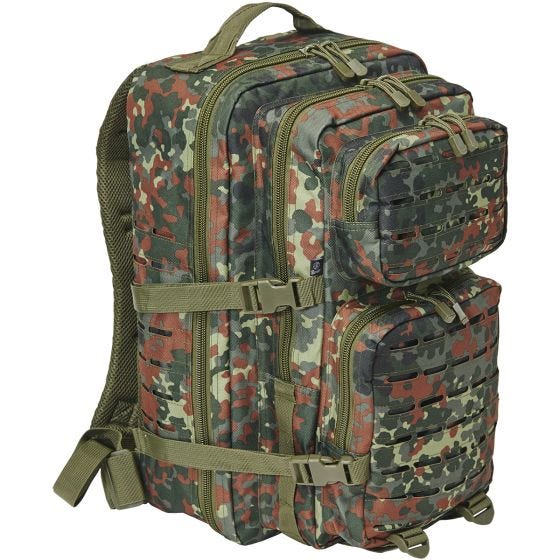 Brandit US Cooper Lasercut Stor Rygsæk - Flecktarn