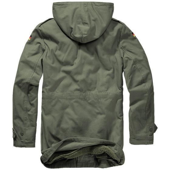 Brandit BW Parka-flag - Olivenfarvet