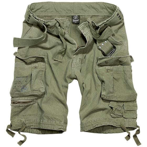 Brandit Savage Vintage Shorts - Olivenfarvet