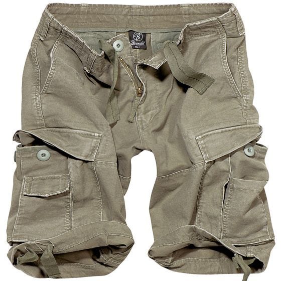 Brandit Vintage Classic Shorts - Olivenfarvet
