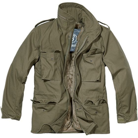 Brandit M-65 Classic Jakke - Olivenfarvet