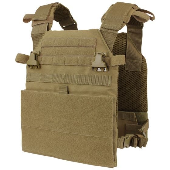 Condor Vanquish Pladeholder - Coyote Brown