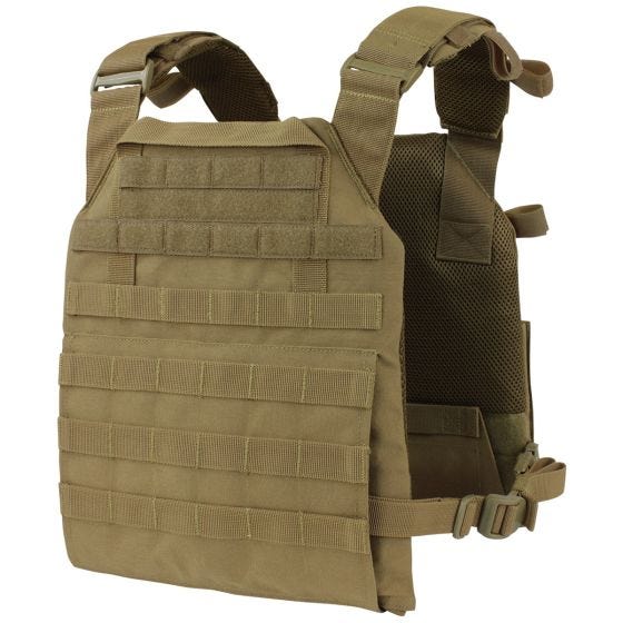 Condor Vanquish Pladeholder - Coyote Brown