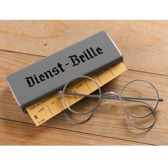 Mil-Tec Dienst-Brille Briller med Metaletui