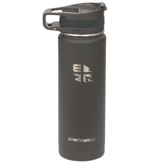 Earthwell Roaster Loop Vakuumflaske 592 ml - Volcanic Black