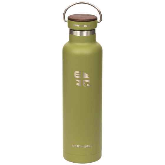 Earthwell Woodie Vakuumflaske 650 ml - Walnut/Sequoia Pine