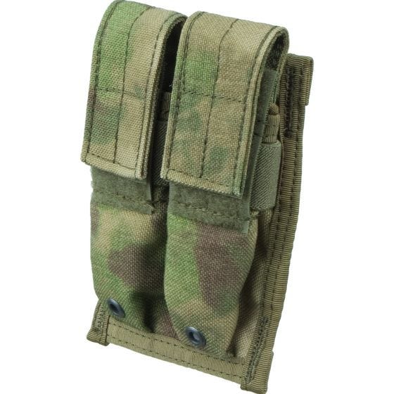 Flyye MOLLE Dobbelt Magasinpung 9 mm - A-TACS FG