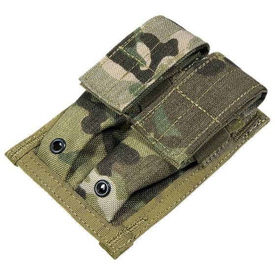 Flyye Double 9mm Magazine Pouch MOLLE MultiCam