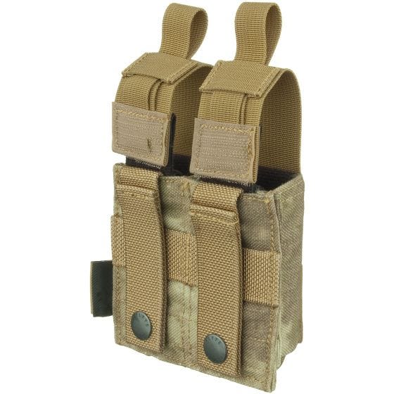 Flyye Ver. HP Dobbelt Magasinpung til Pistol MOLLE 9 mm - A-TACS AU