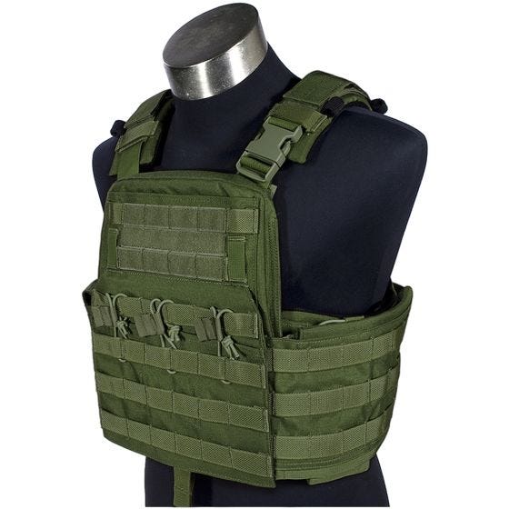 Flyye Field Compact Pladeholder - Olive Drab
