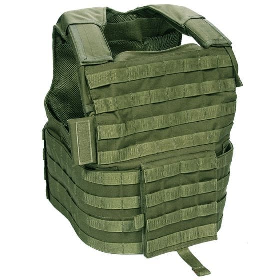 Flyye Force Recon ver. Land Vest med Hylstersæt - Olive Drab