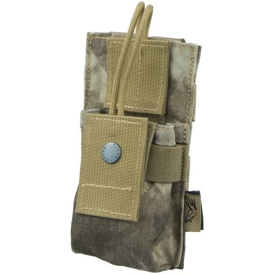 Flyye Kortbølgeradiohylster MOLLE - A-TACS AU