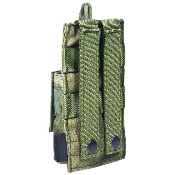 Flyye Kortbølgeradiohylster MOLLE - A-TACS FG