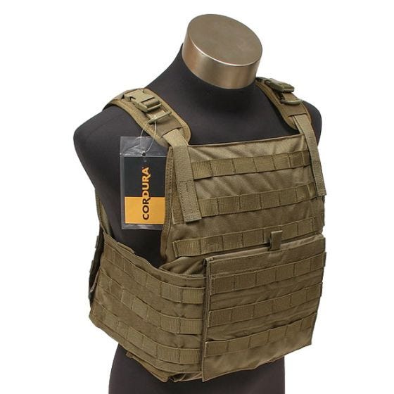 Flyye PC Pladeholder MOLLE-stil - Coyote Brown