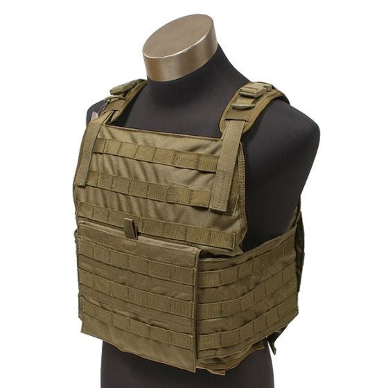 Flyye PC Pladeholder MOLLE-stil - Coyote Brown