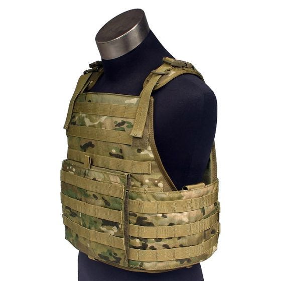 Flyye PC Pladeholder MOLLE-stil - MultiCam