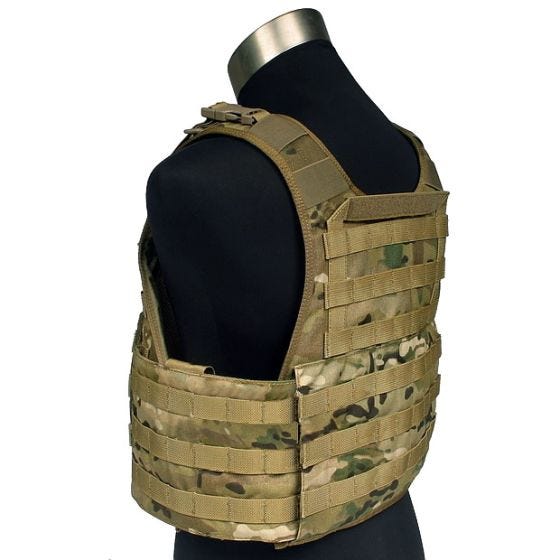 Flyye PC Pladeholder MOLLE-stil - MultiCam