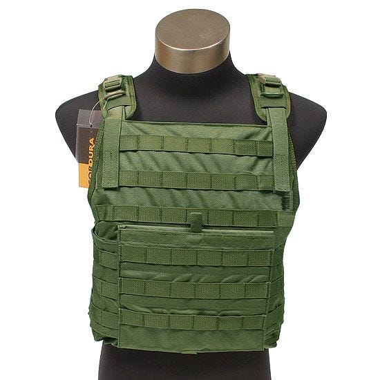 Flyye PC Pladeholder MOLLE-stil - Olive Drab