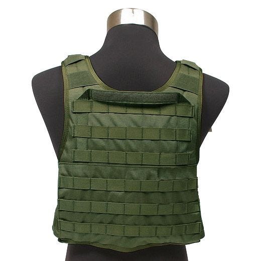 Flyye PC Pladeholder MOLLE-stil - Olive Drab