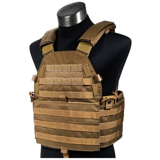 Flyye New MOLLE LT6094 Taktisk Vest - Coyote Brown