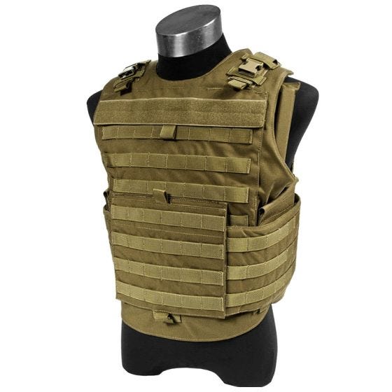 Flyye Spartan Taktisk Vest - Coyote Brown