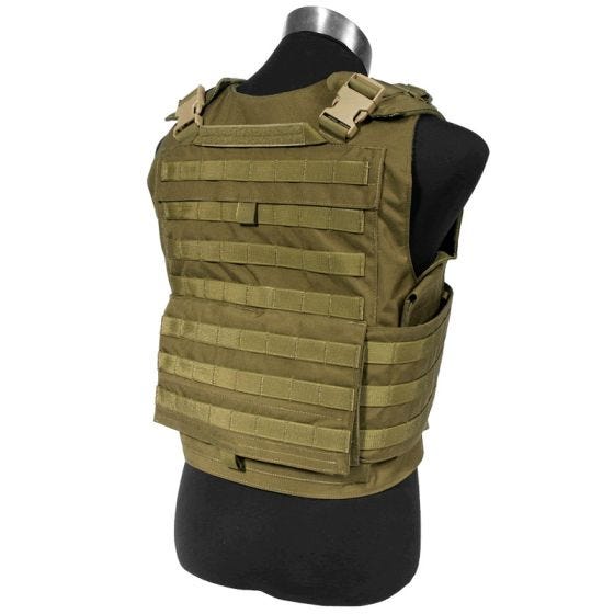 Flyye Spartan Taktisk Vest - Coyote Brown