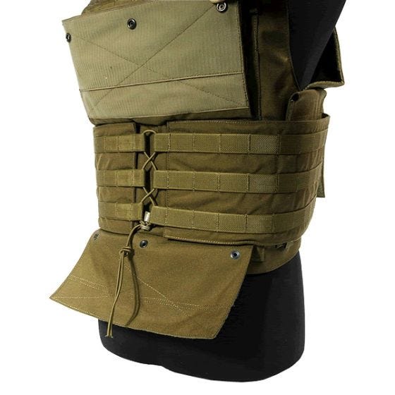 Flyye Spartan Taktisk Vest - Coyote Brown