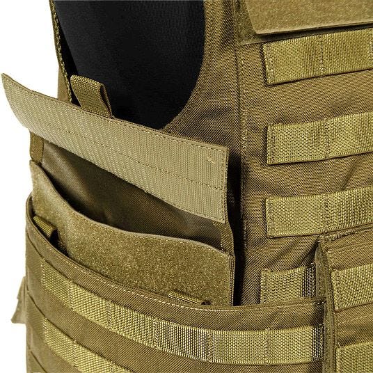 Flyye Spartan Taktisk Vest - Coyote Brown