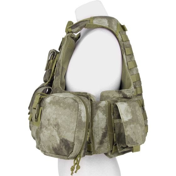 Flyye Force Recon ver. Mar Vest med Hylstersæt - A-TACS AU