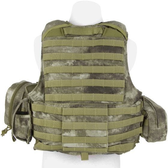 Flyye Force Recon ver. Mar Vest med Hylstersæt - A-TACS AU