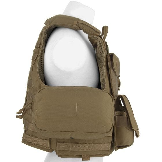 Flyye Force Recon ver. Mar Vest med Hylstersæt - Coyote Brown